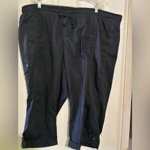 Evans from Avenue Black Cargo Capris